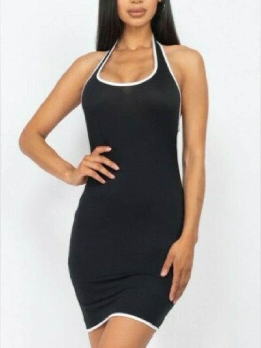 Black Halter Dress